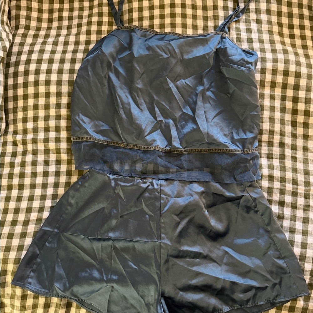 Victoria's Secret Vintage Pajama Set - Dark Blue